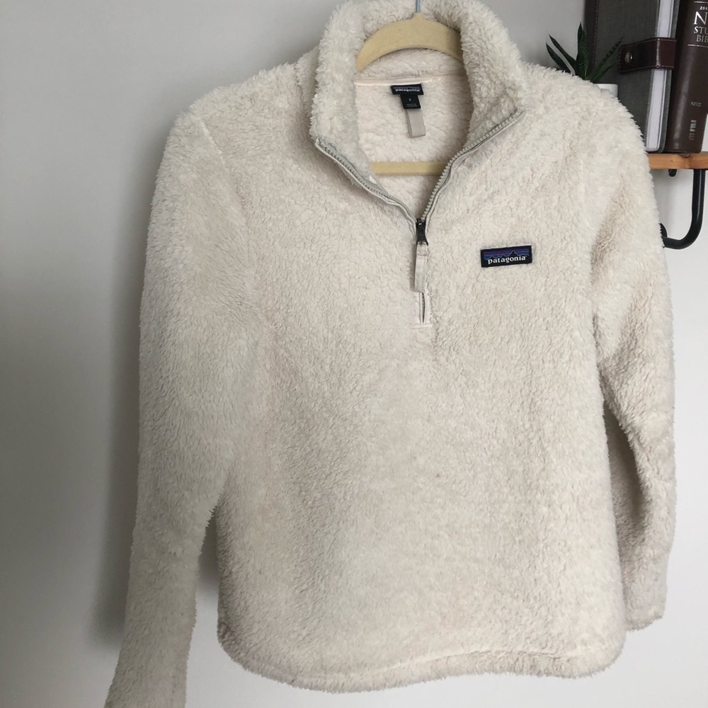 White Patagonia fleece